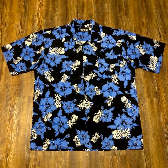 Dragonfly Clothing Company Shirt Men's XL Button Down Tropical Y2K Oversized - Picture 1 of 5